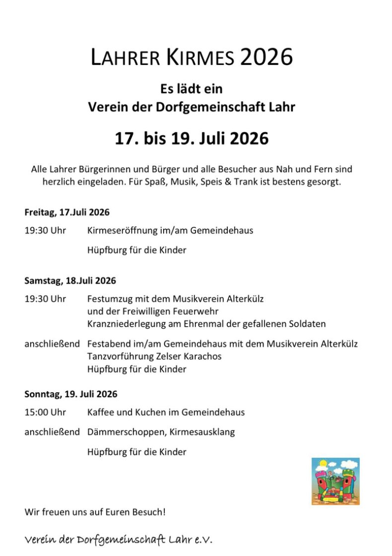 Kirmes Plakat